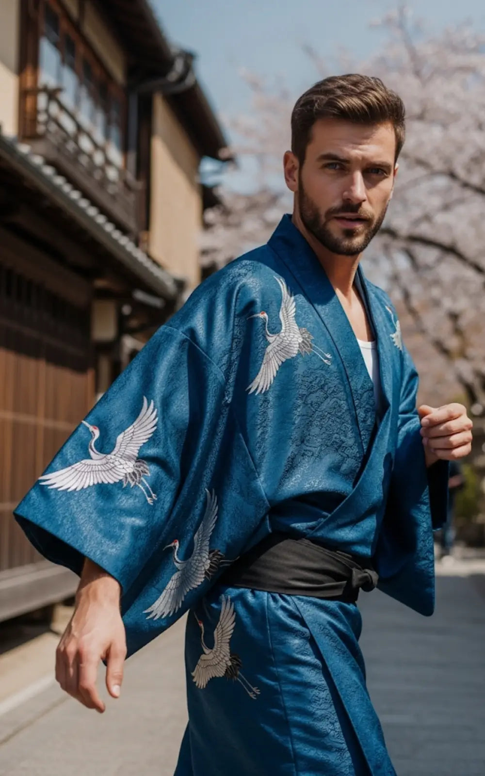 Abbigliamento Tradizionale Giapponese Da Samurai. Costumi Kimono Da