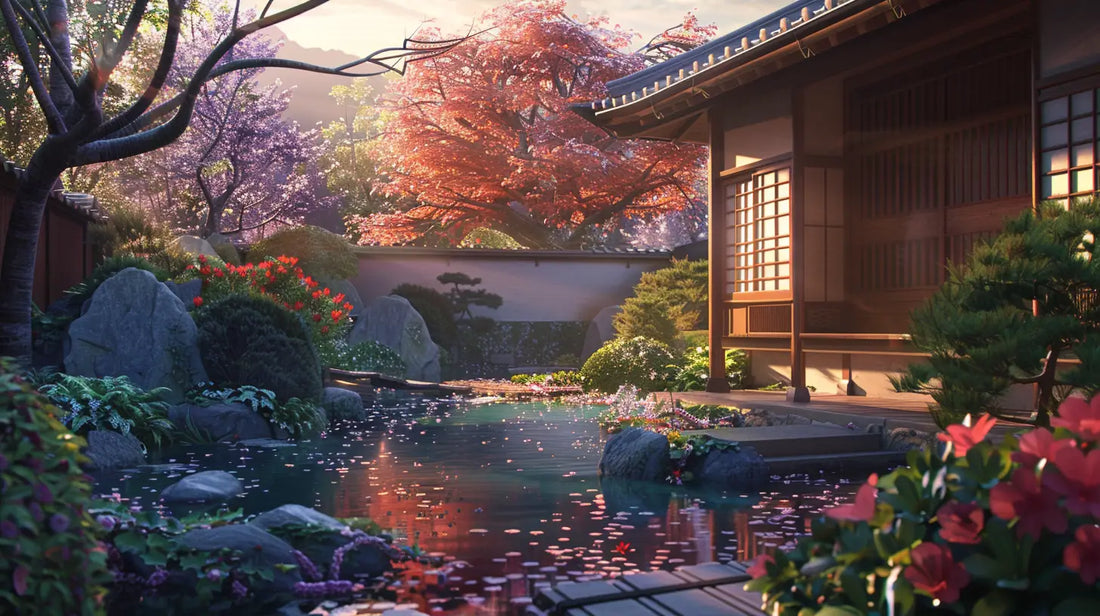 Un homme porte un kimono moderne dans une rue urbaine, illustrant comment avoir un style japonais.