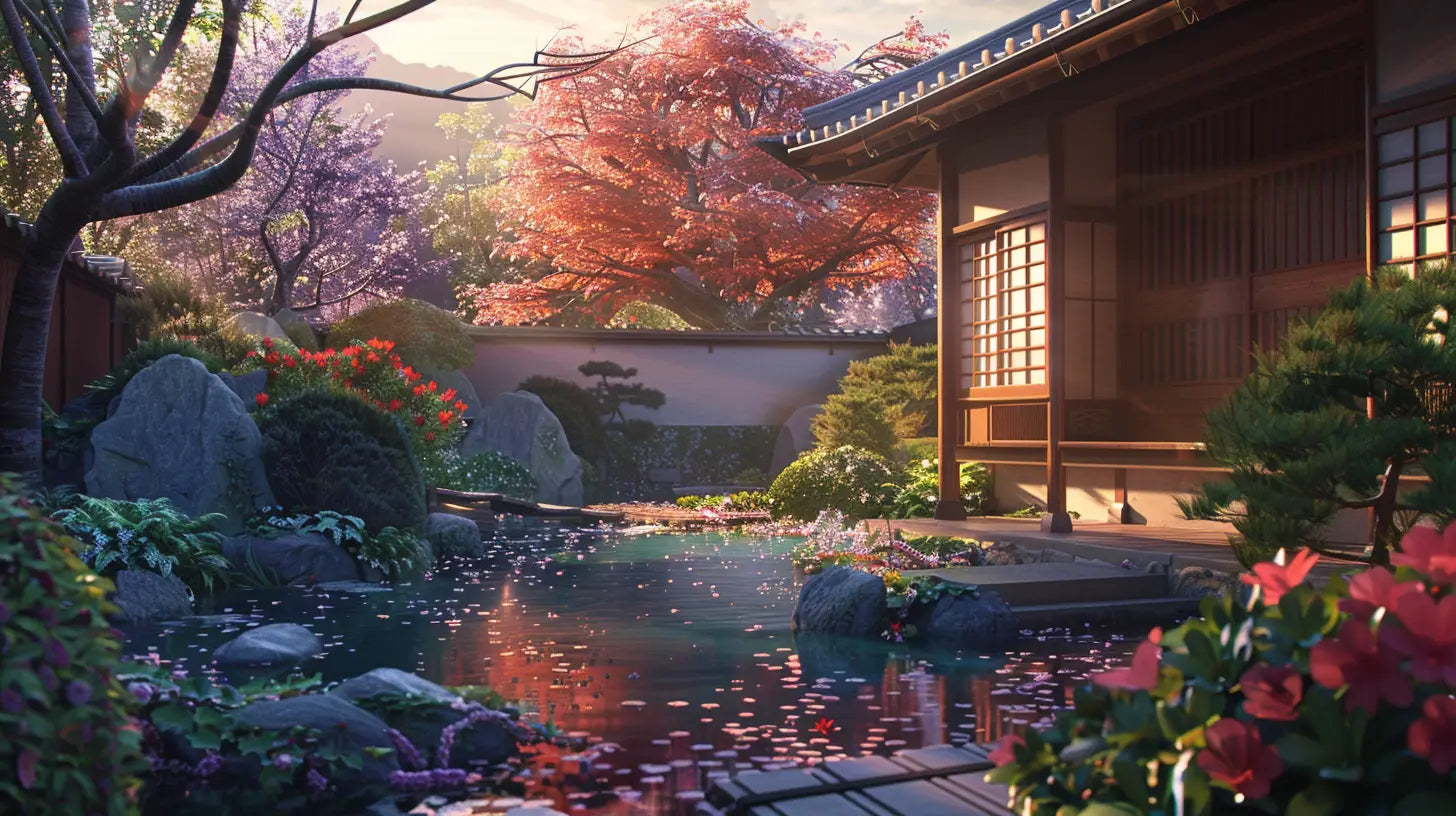 Un homme porte un kimono moderne dans une rue urbaine, illustrant comment avoir un style japonais.