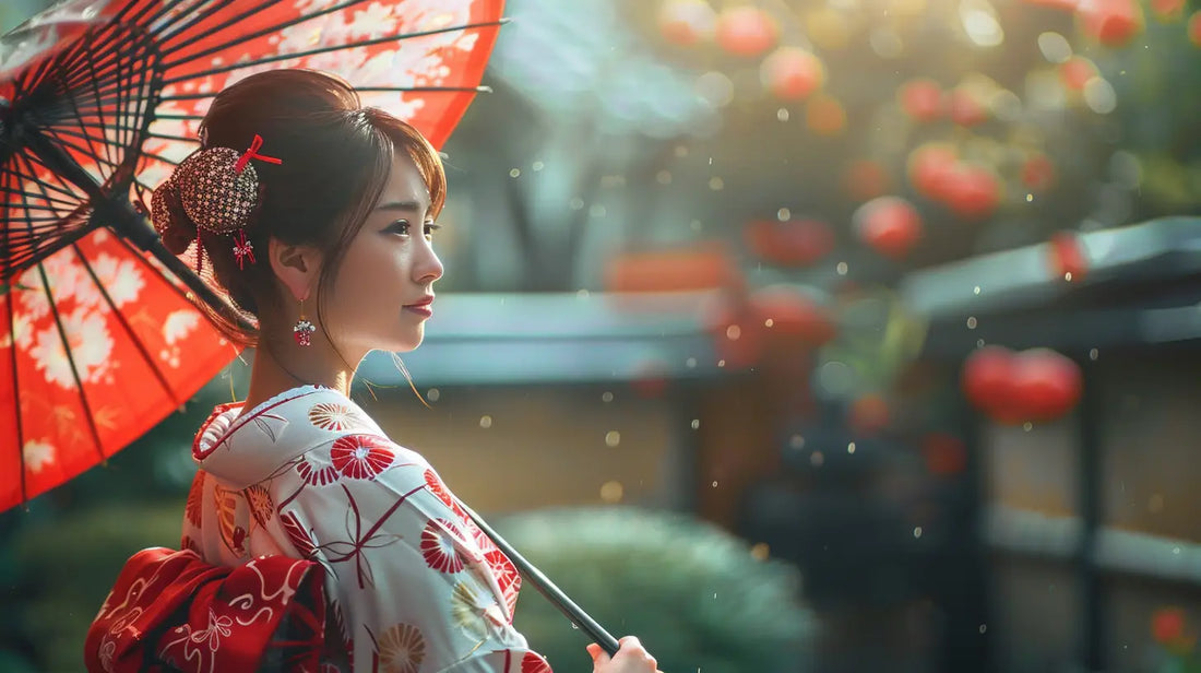Un homme essaye différents kimonos japonais traditionnels afin de bien choisir son kimono.