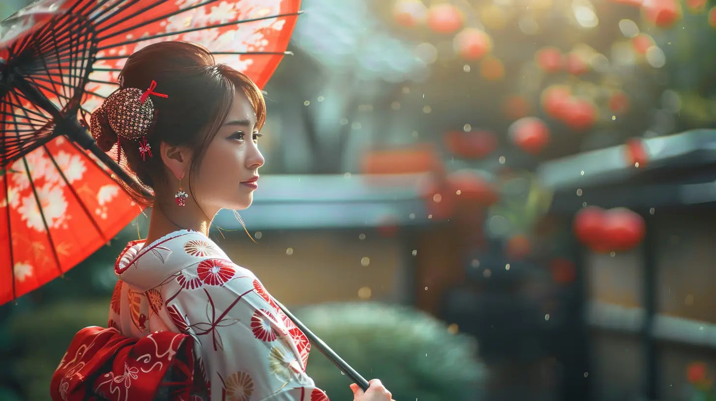 Un homme essaye différents kimonos japonais traditionnels afin de bien choisir son kimono.