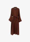 Abaya Kimono 2 Pièces Marron