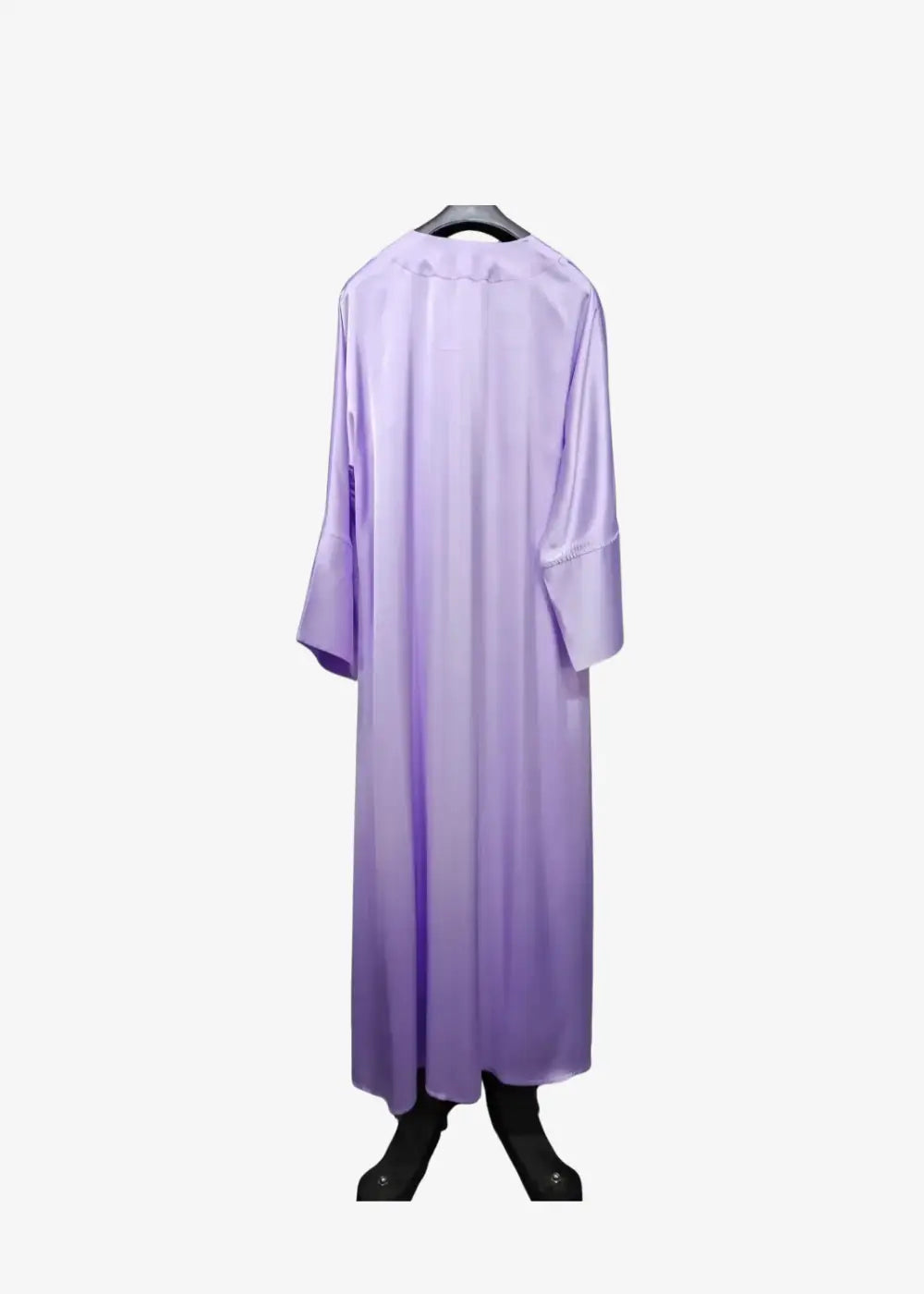 Abaya Kimono En Satin Violet