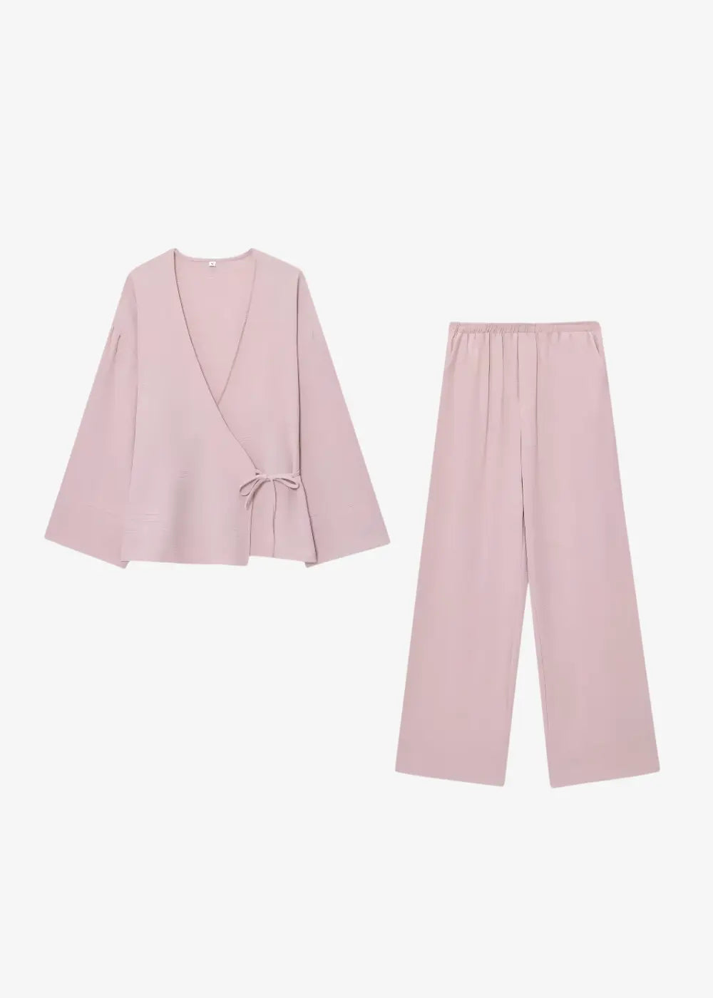 Ensemble Kimono Et Pantalon Femme Rose