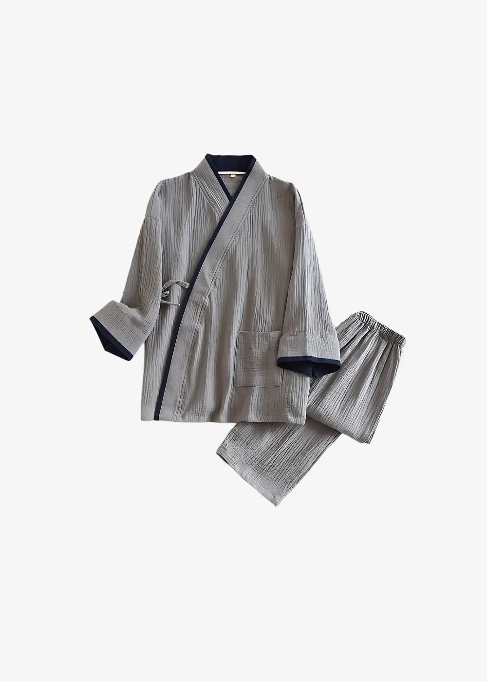 Ensemble Kimono Homme Pyjama Gris