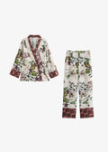 Ensemble Pantalon Kimono Chic Fleuri