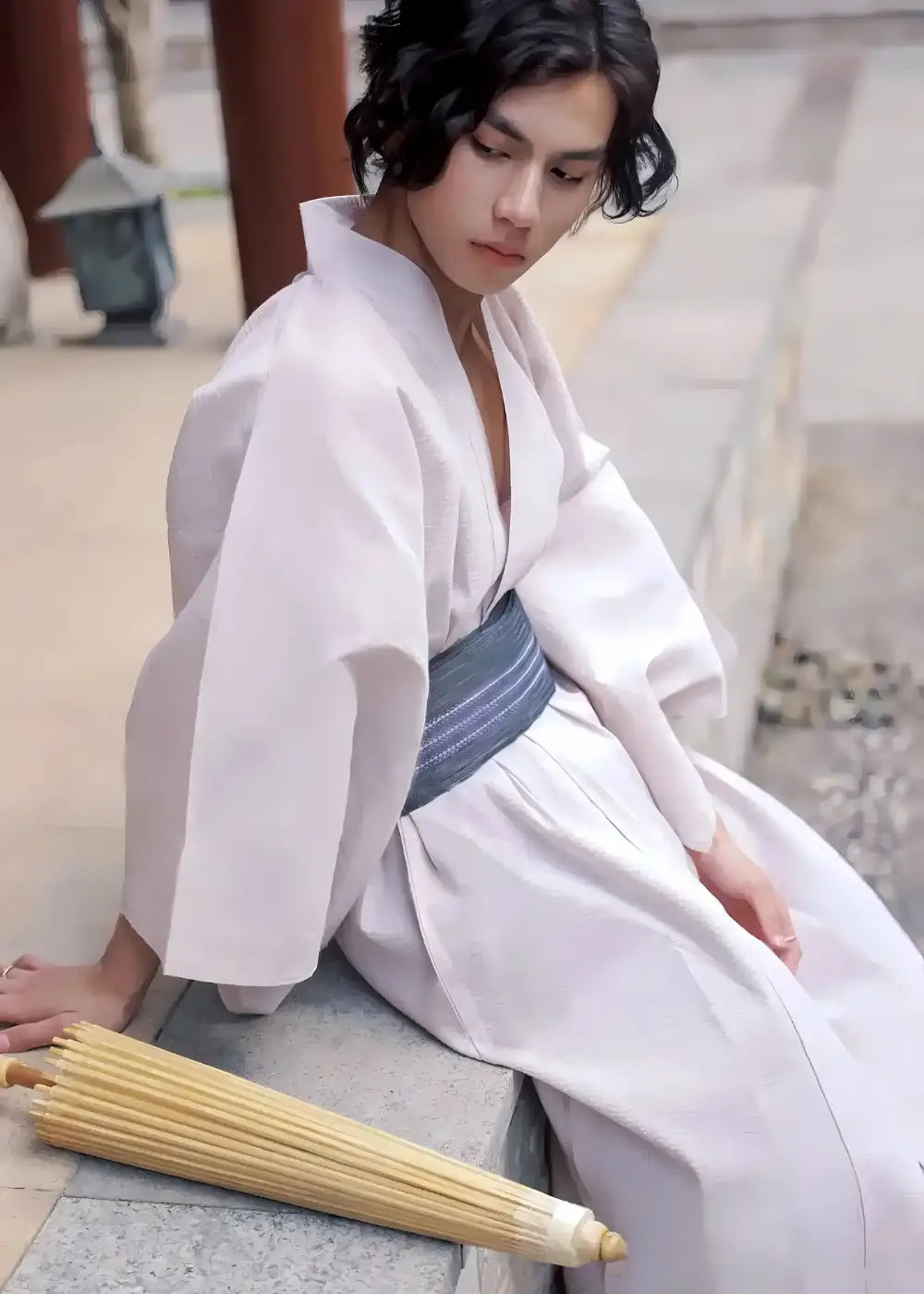 Kimono Ample Japonais Homme