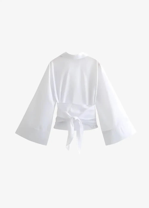 Kimono Court Blanc
