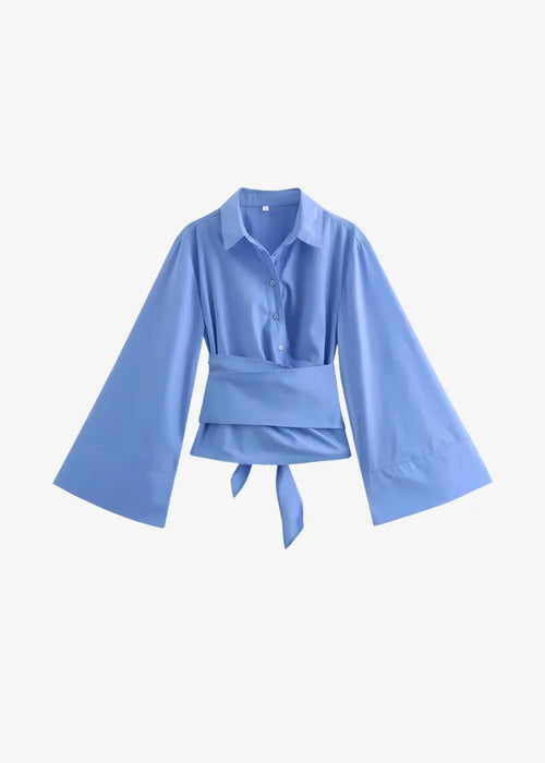 Kimono Court Bleu Ciel
