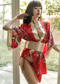 Kimono en Satin Glamour Femme