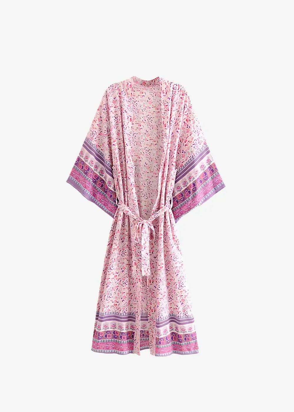 Kimono Femme Long Rose