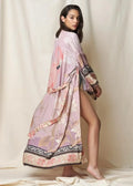 Kimono Femme Long Rose Poudré