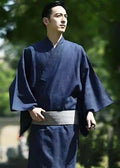 Kimono Japonais Bleu Homme