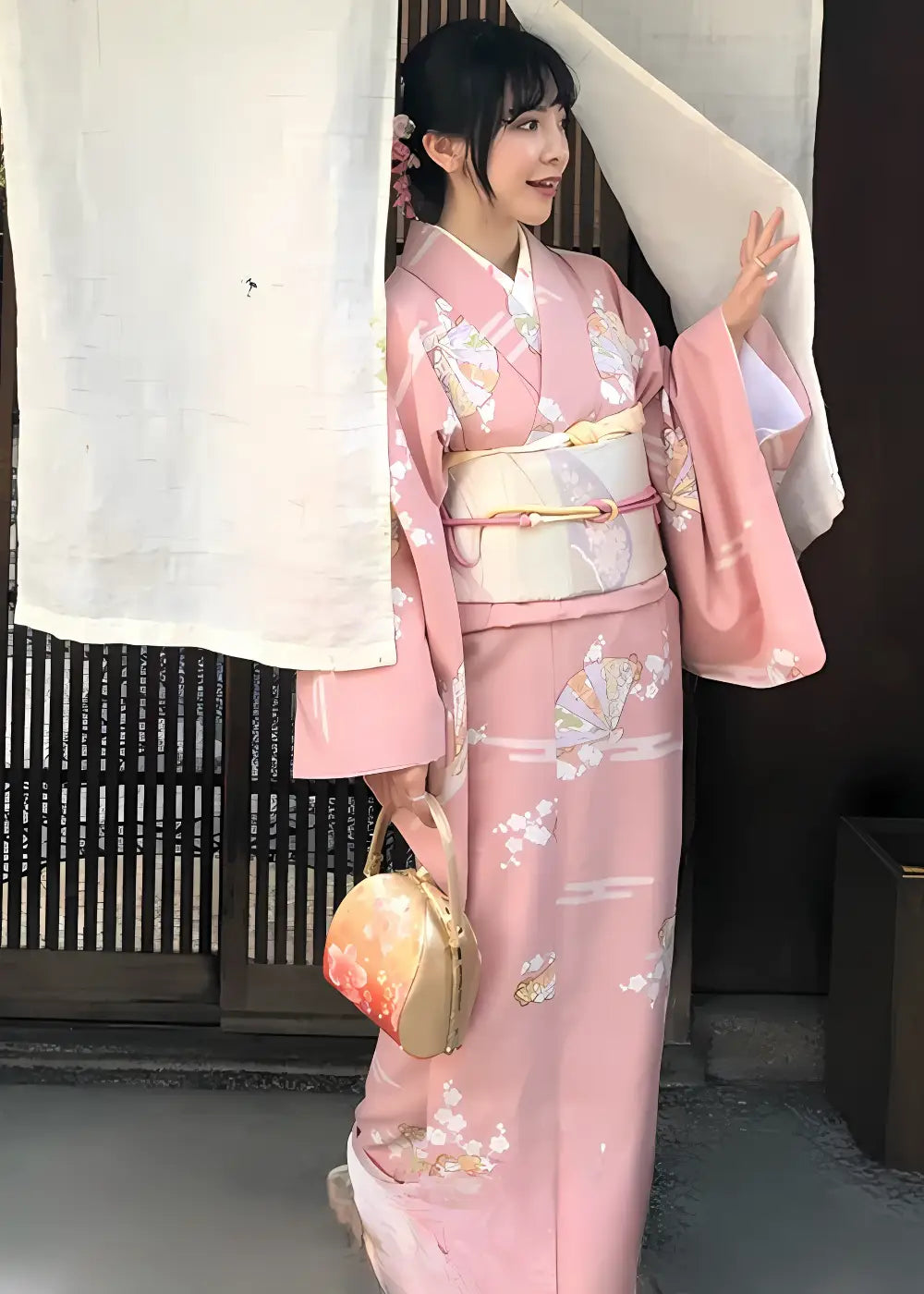 Kimono Japonais Femme Ancien