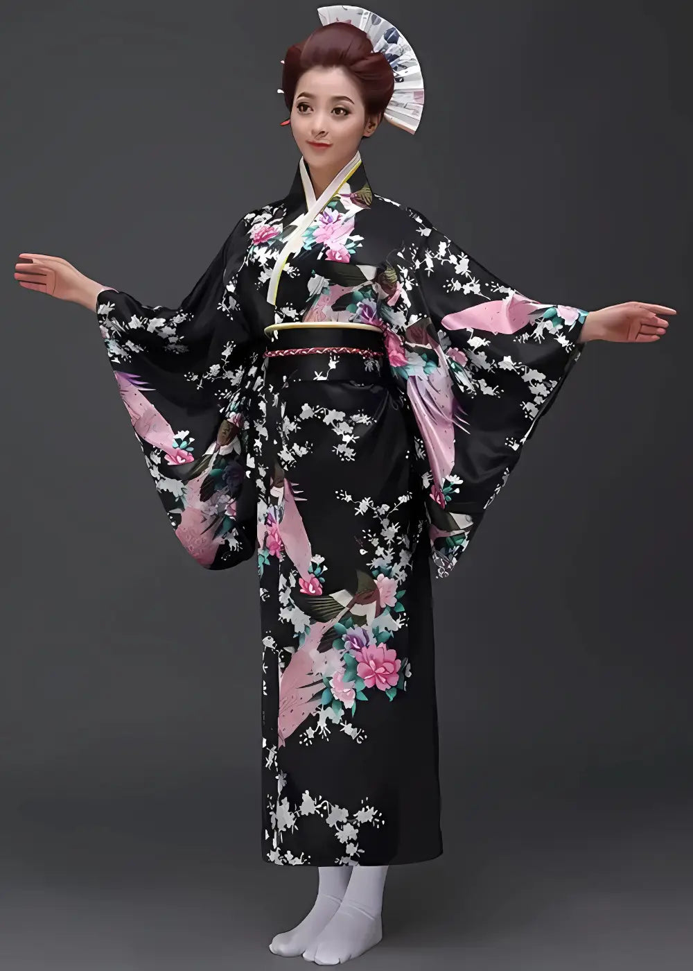 Kimono Japonais Femme Cosplay