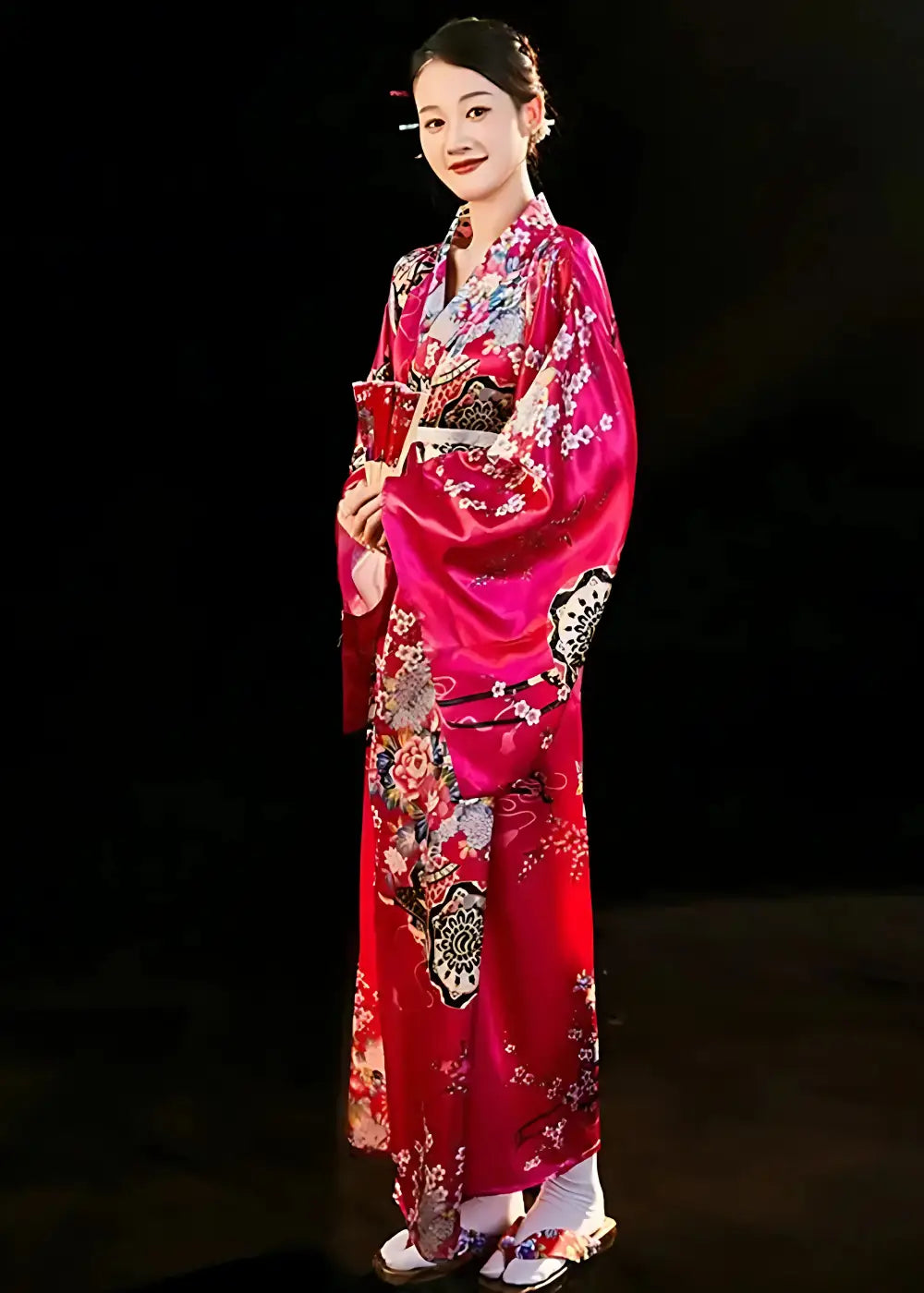 Kimono Japonais Femme Imprimé