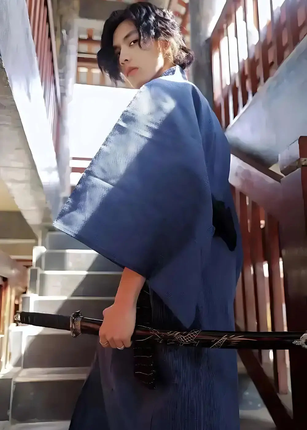 Kimono Japonais Homme Cérémonie