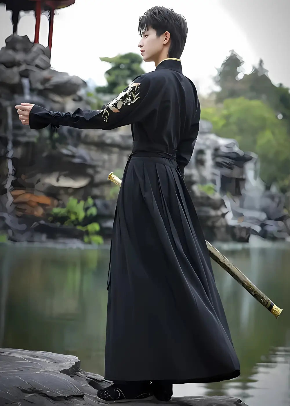 Kimono Japonais Homme Samouraï