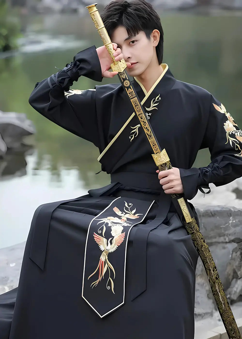 Kimono Japonais Homme Samouraï