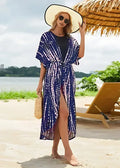 Kimono Long de Plage Violet