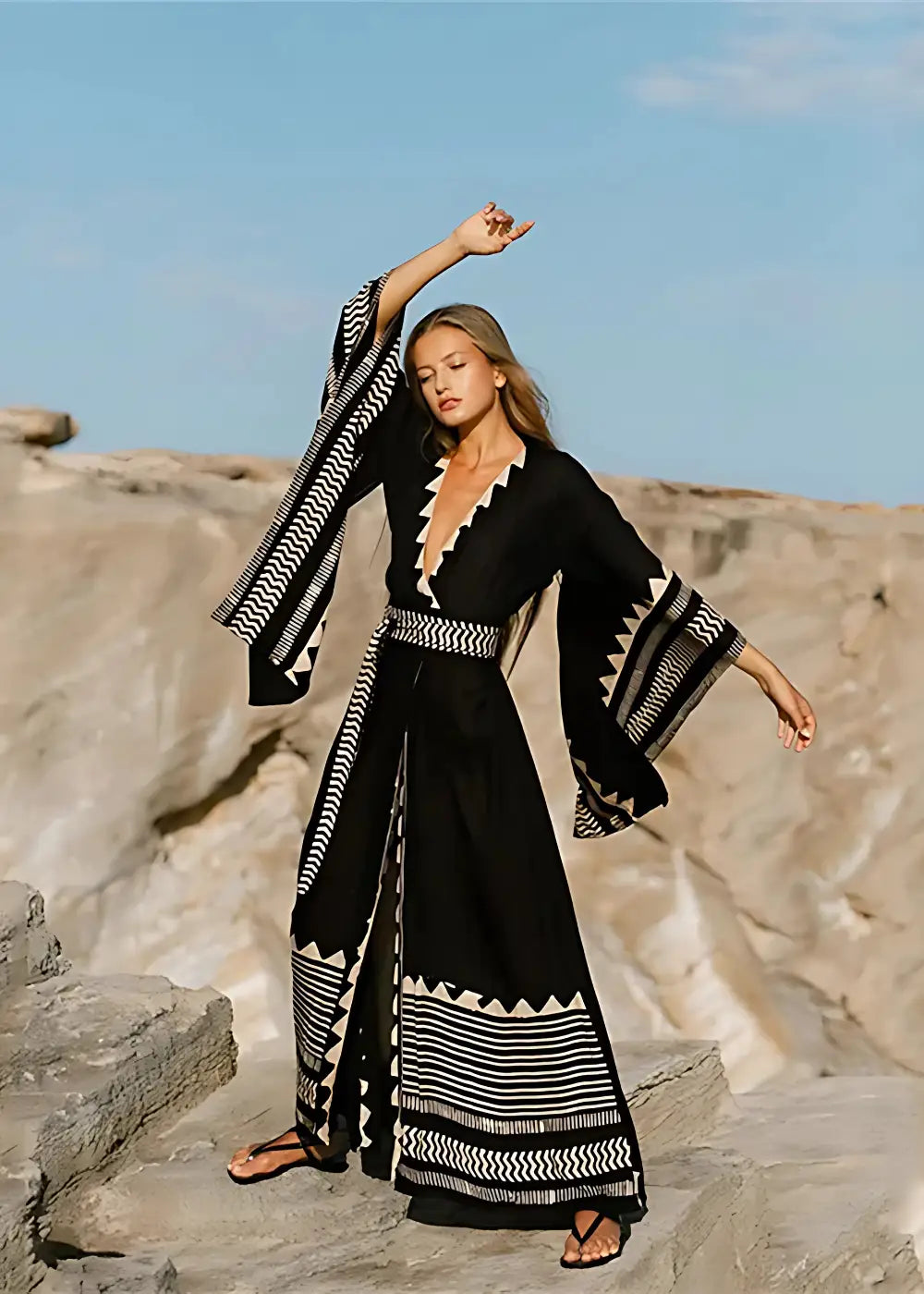 Kimono Long Élégant