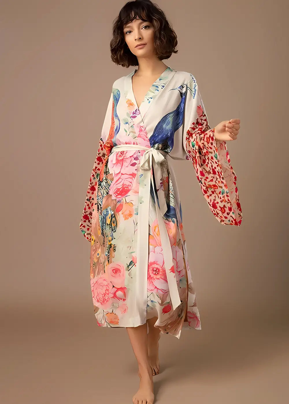 Kimono Long Femme Chic