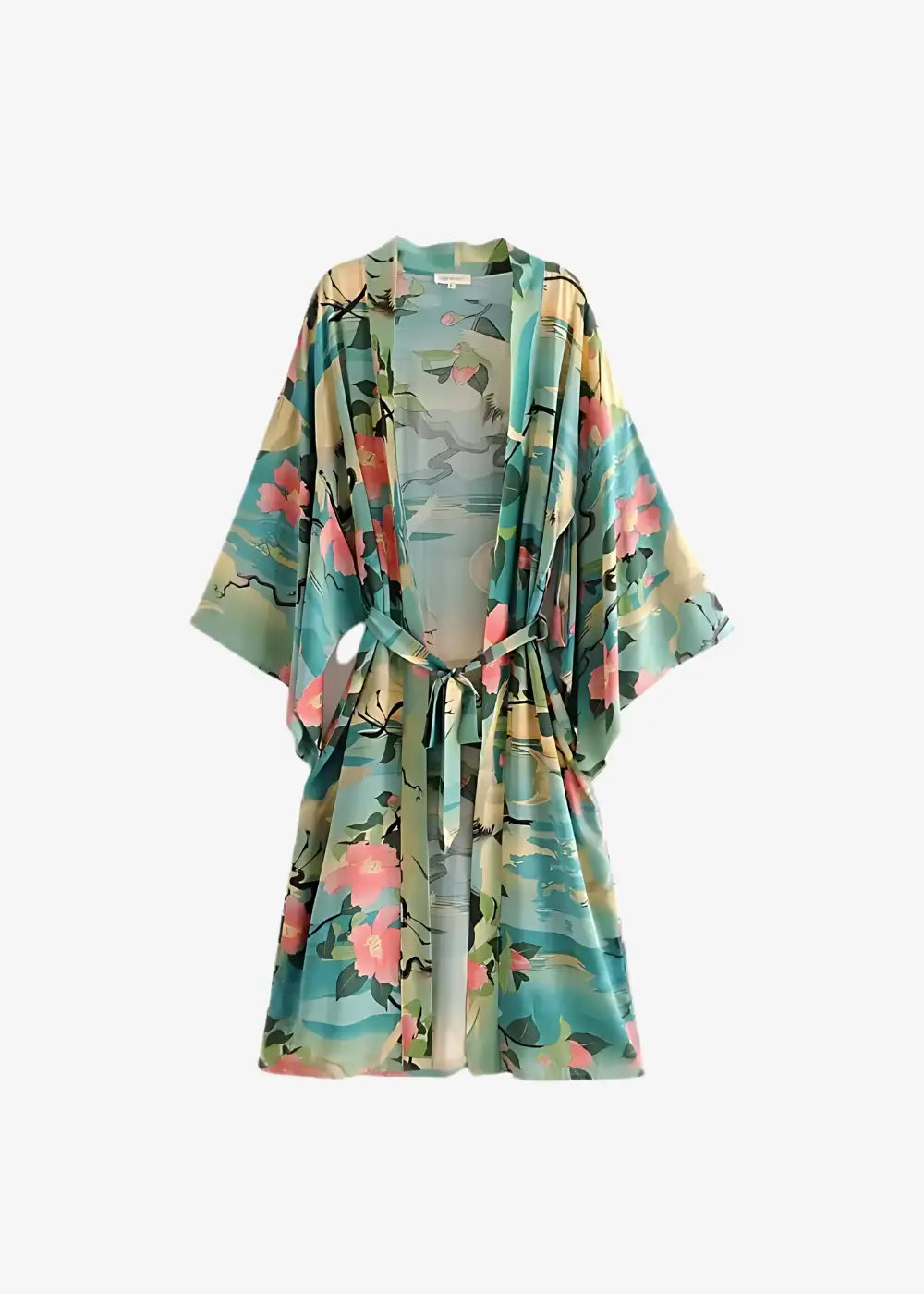 Kimono Long Tropical Fleuri