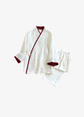 Kimono Pyjama Homme Blanc et Rouge