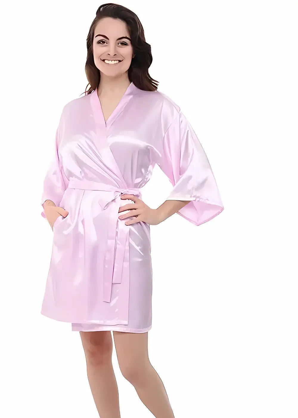 Kimono Satin Court Femme