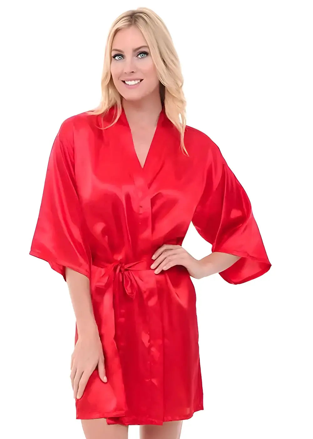Kimono Satin Court Femme