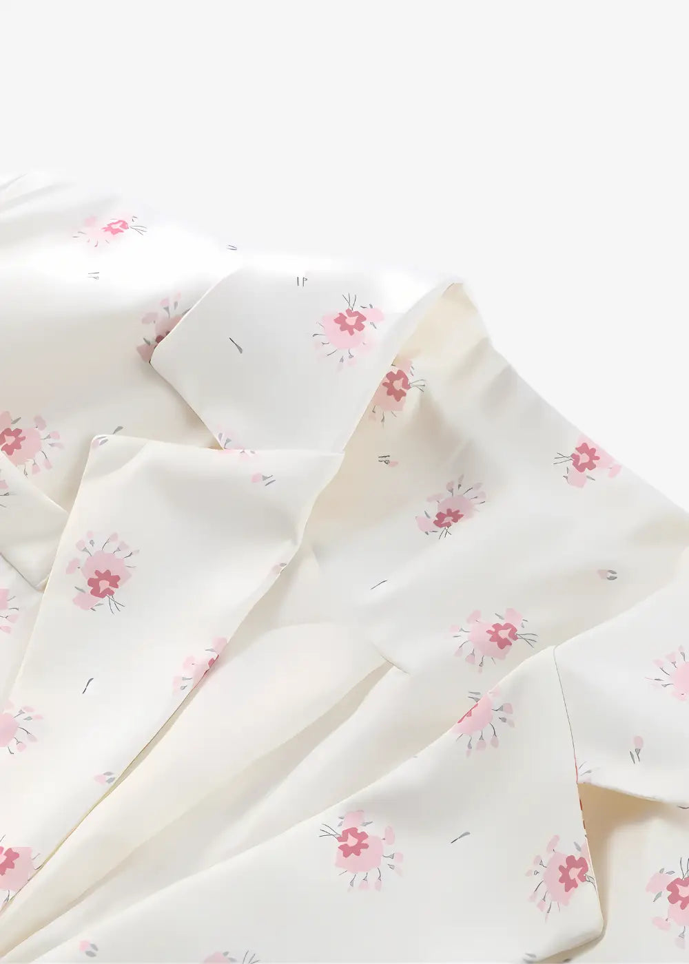 Manteau Kimono Court Floral Femme