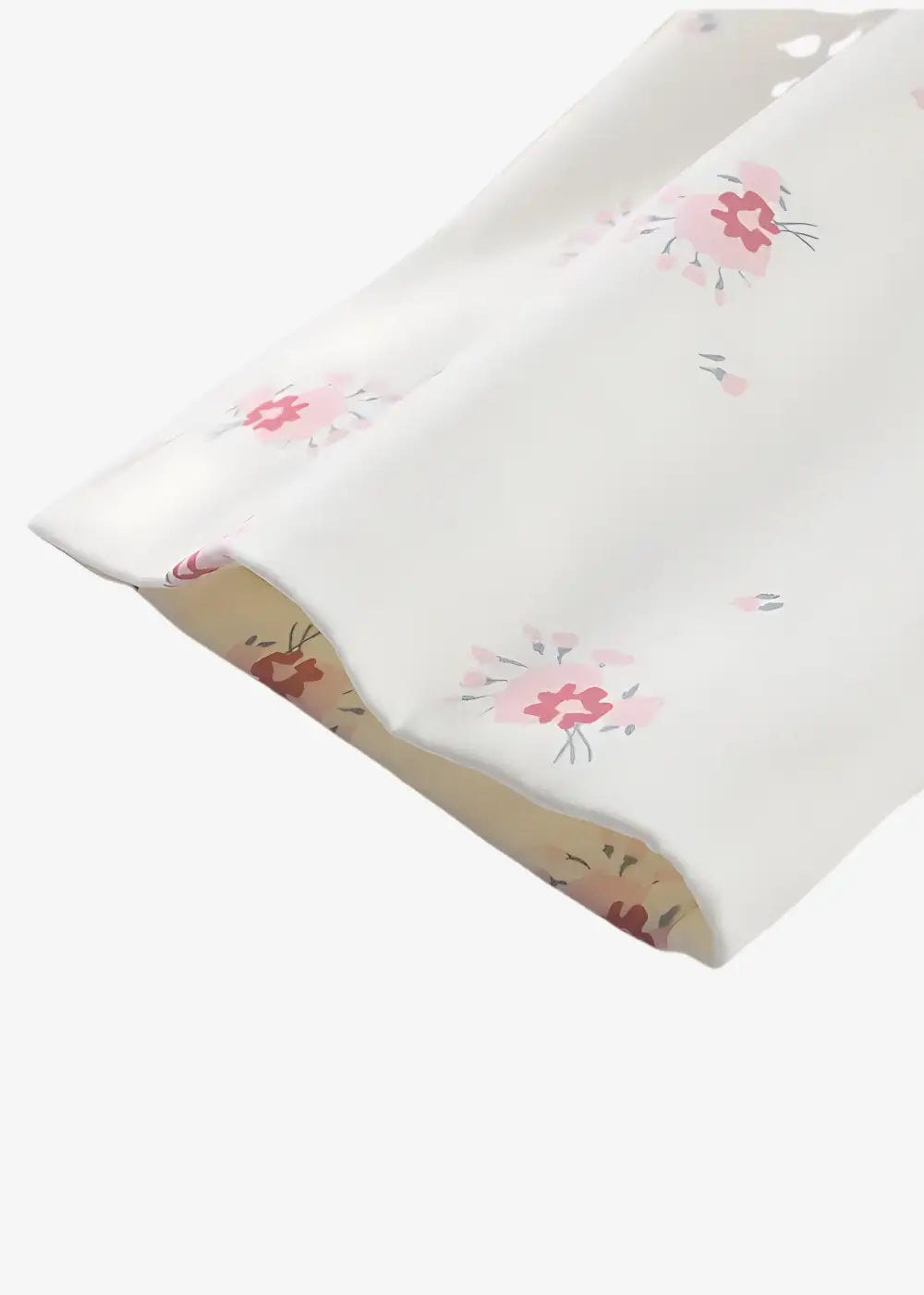 Manteau Kimono Court Floral Femme