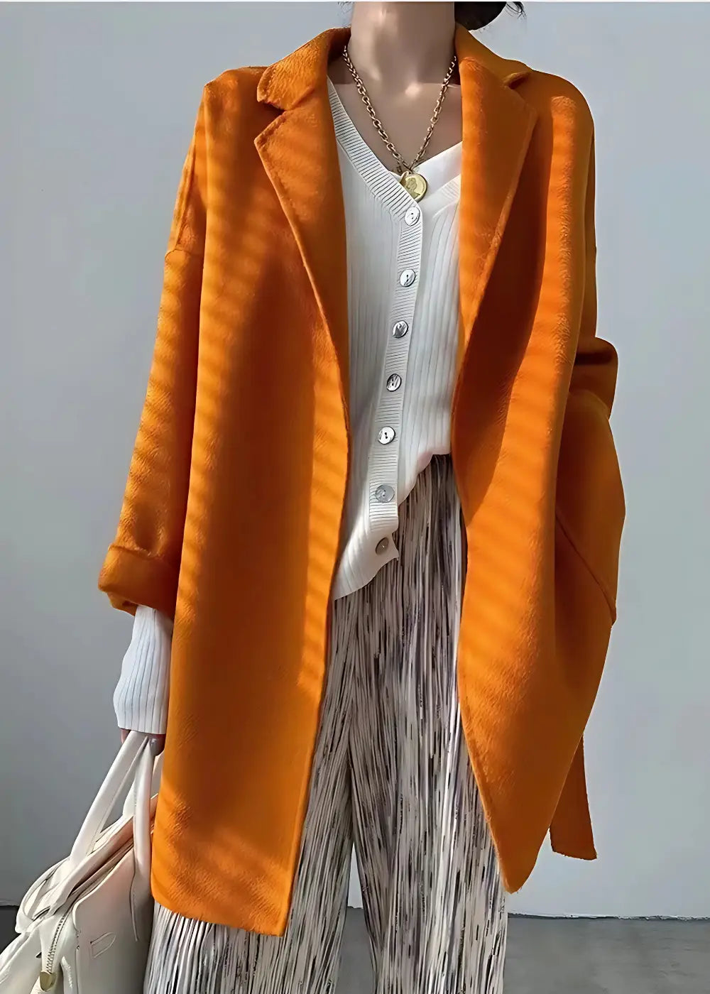 Manteau Kimono Femme Court En Laine