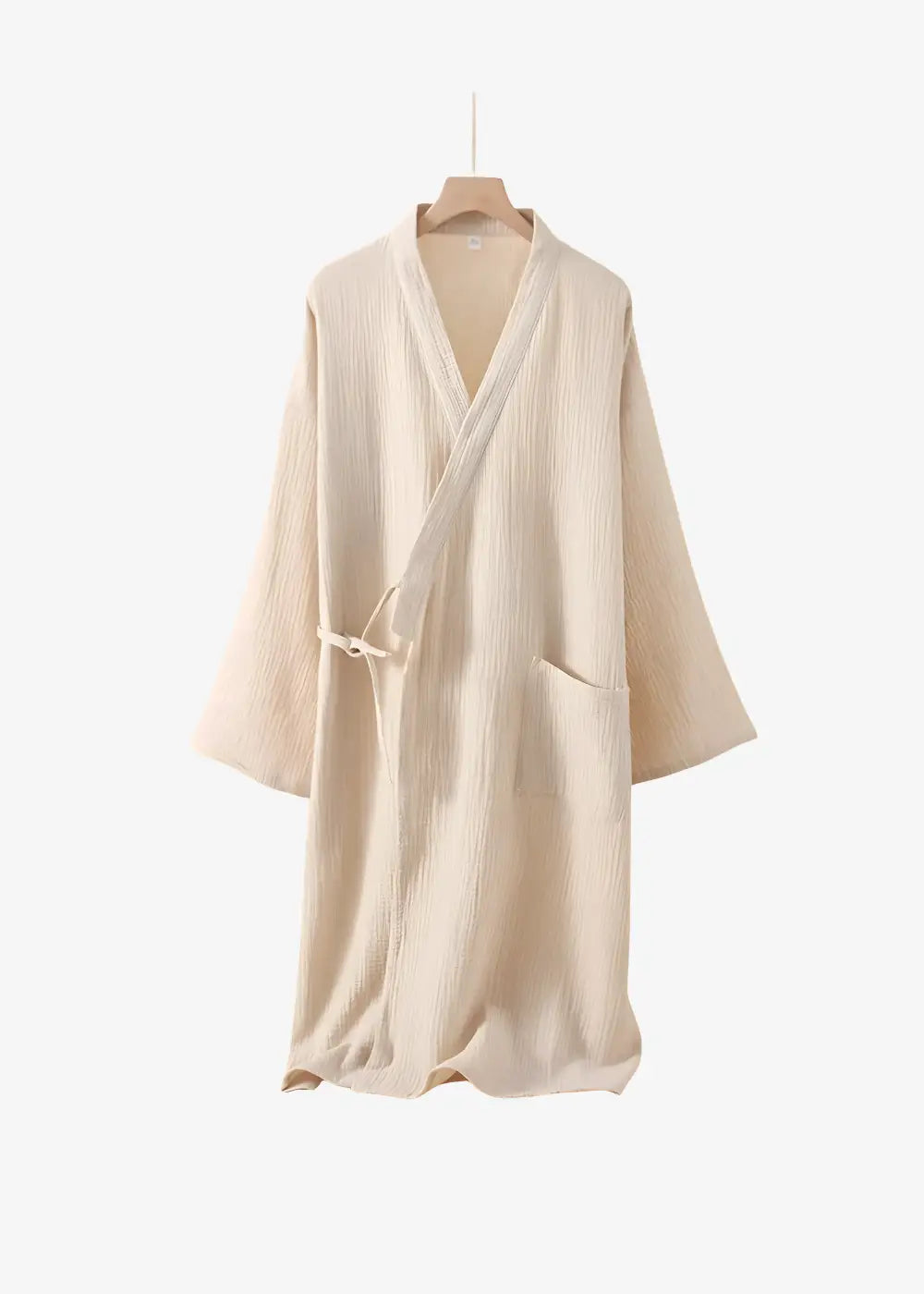 Peignoir Kimono Femme Beige