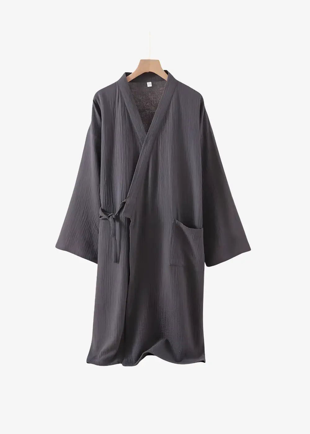 Peignoir Kimono Femme Gris