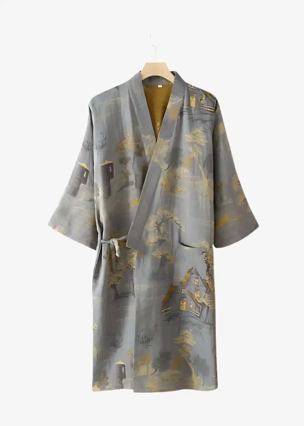 Peignoir Kimono Homme En Coton