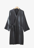 Peignoir Kimono Homme Gris