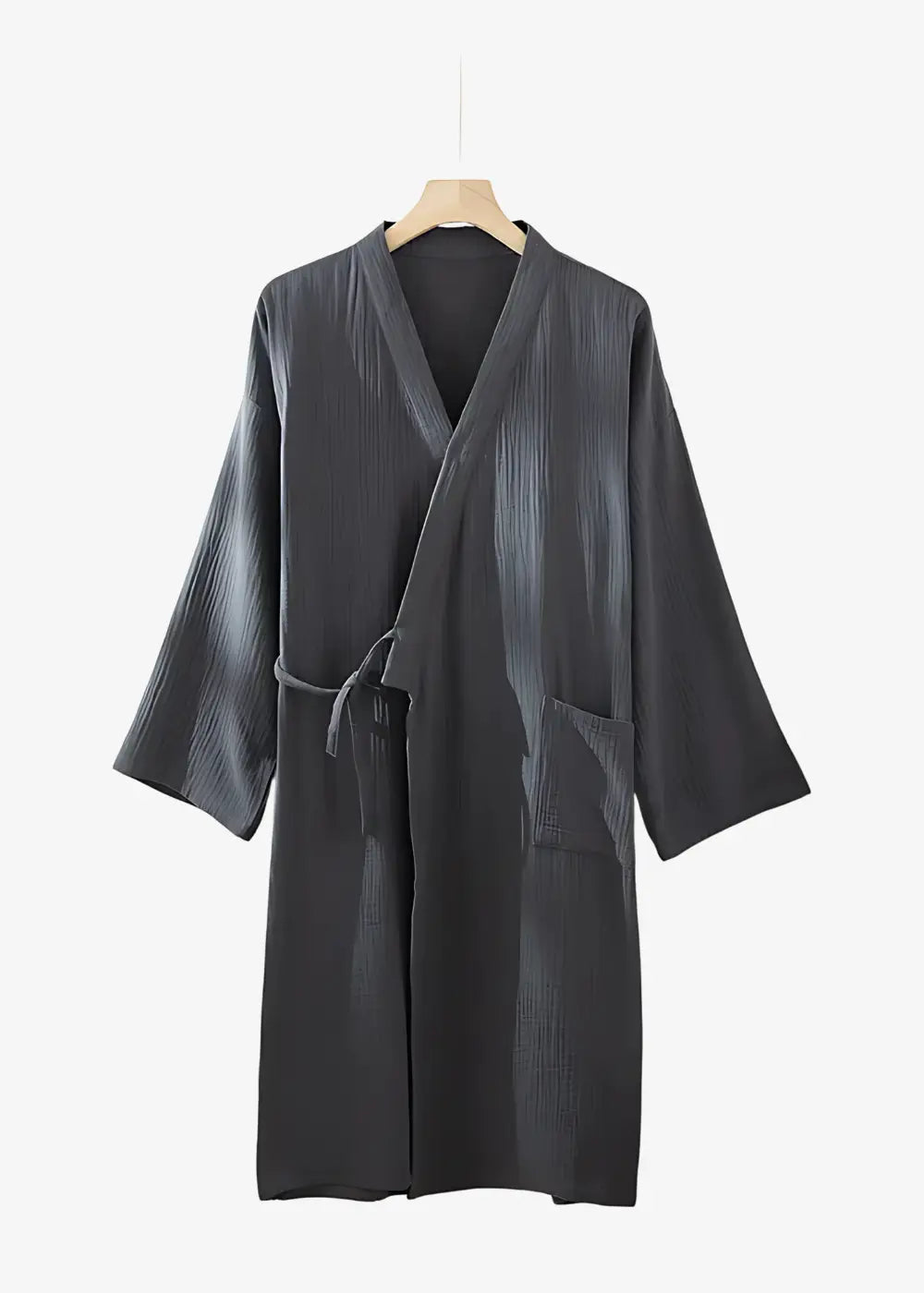 Peignoir Kimono Homme Gris