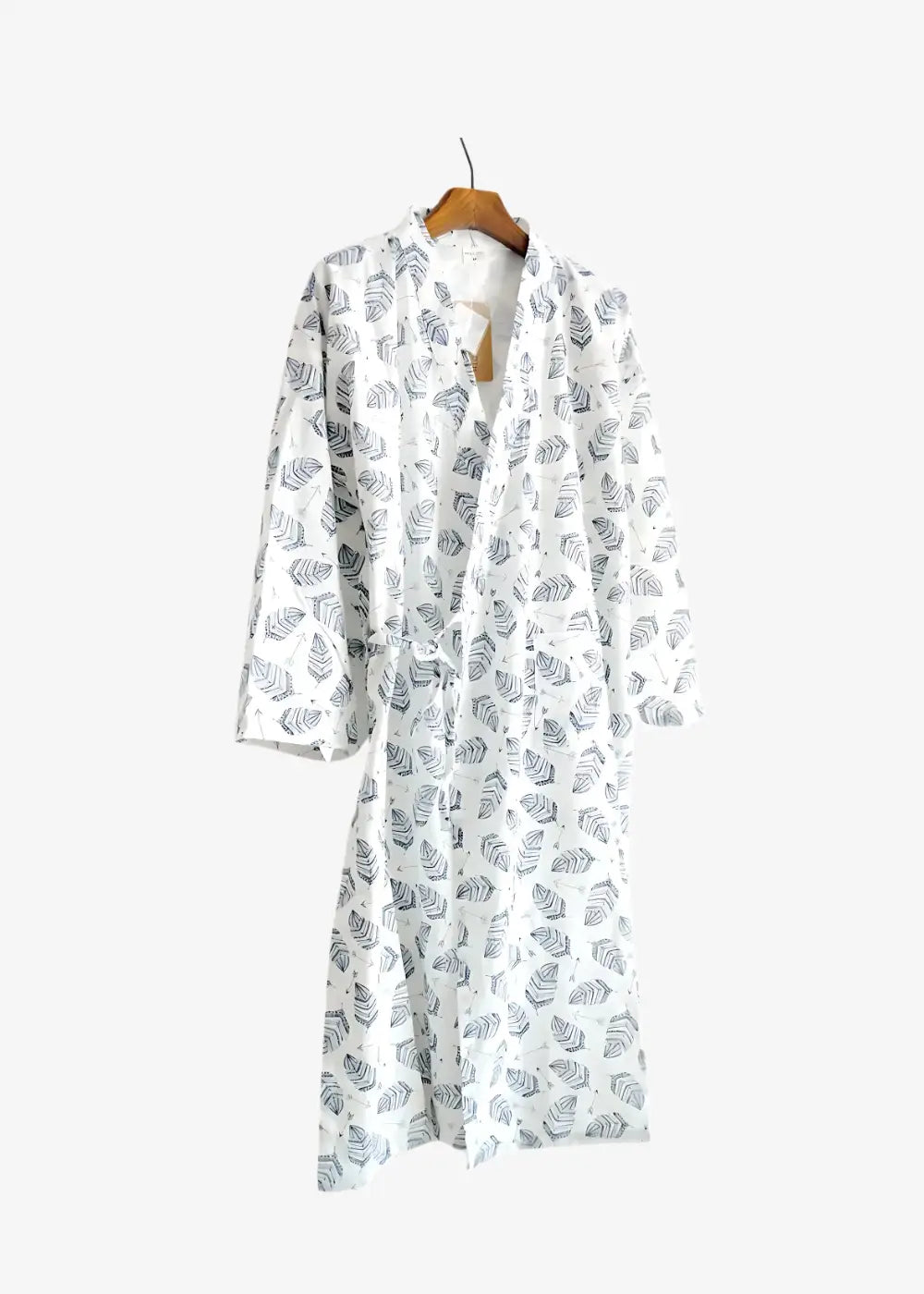 Peignoir Kimono Homme Imprimé Feuilles