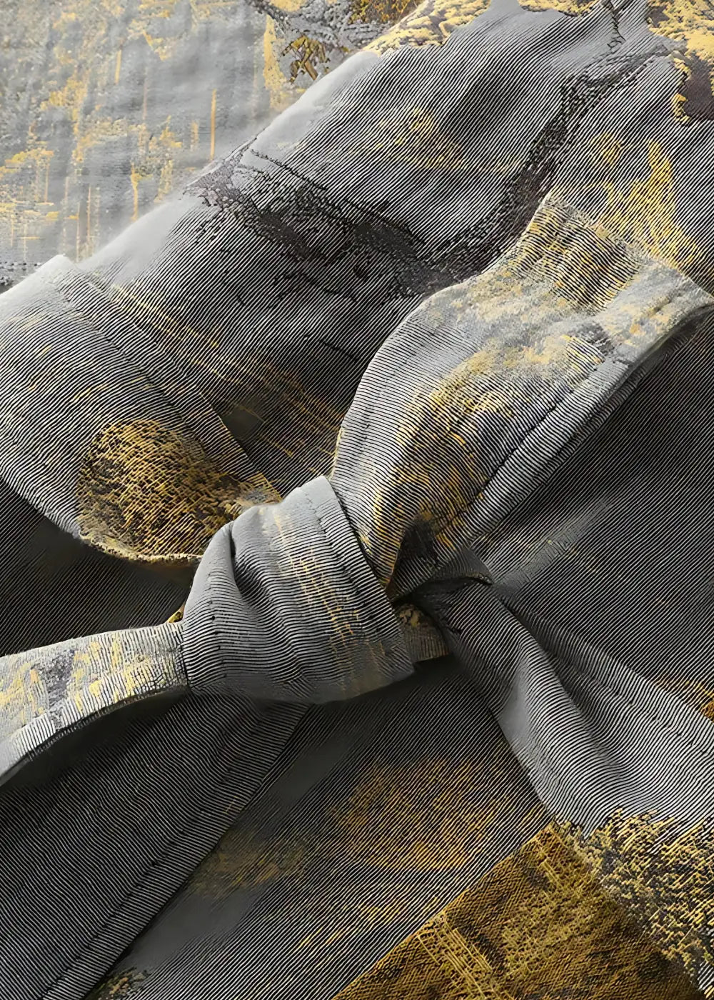 Peignoir Kimono Homme Vert et Gris