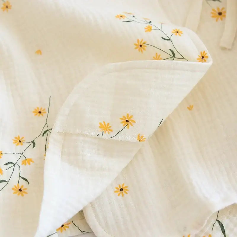 Pyjama Kimono Femme Fleuri En Coton