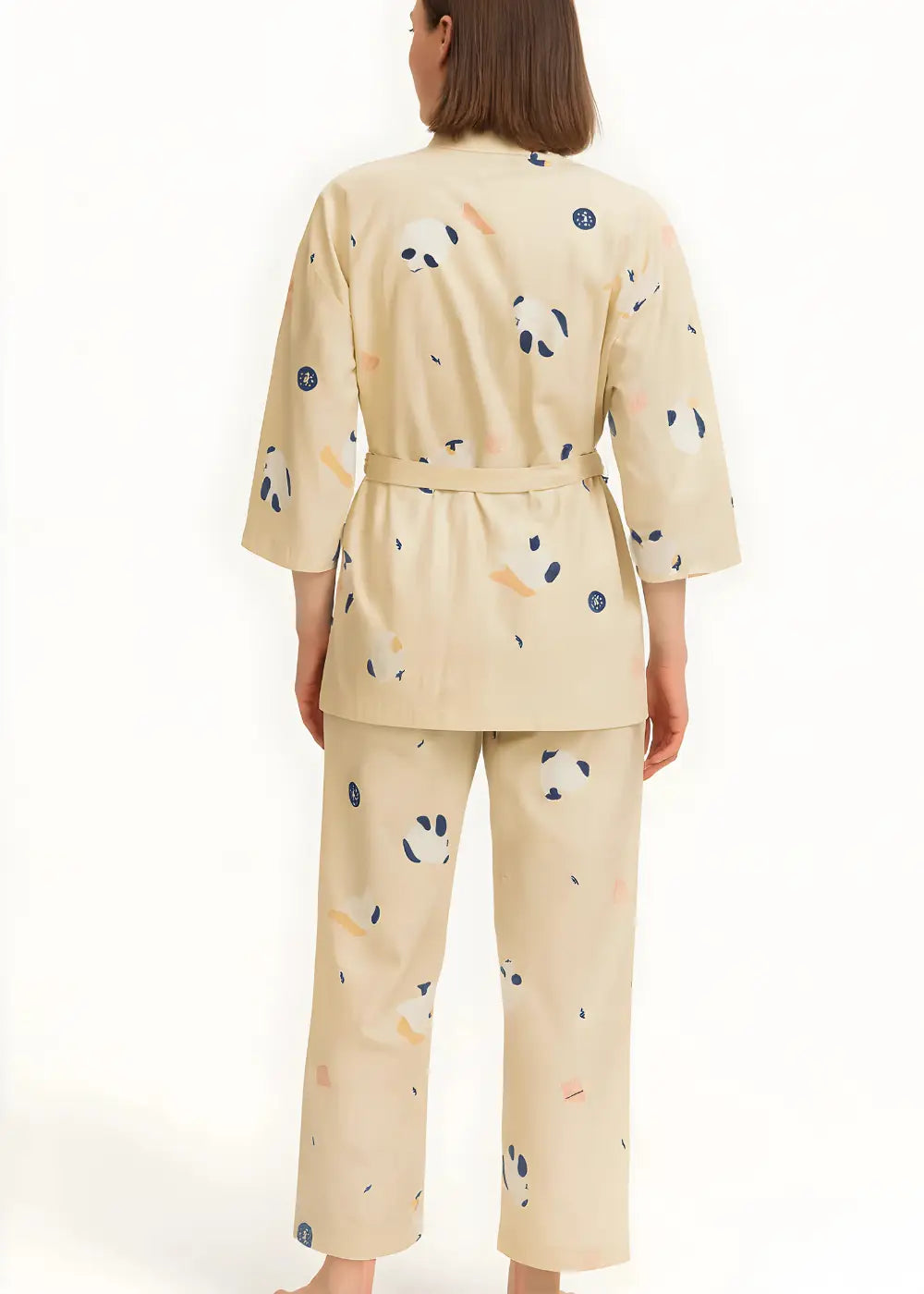 Pyjama Kimono Femme Manches Courtes