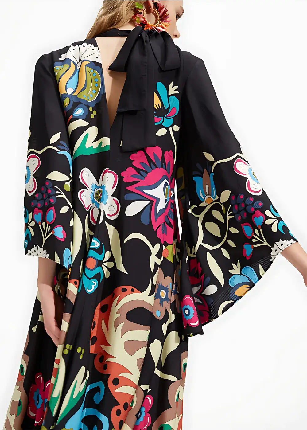 Robe Habillée Femme Kimono