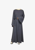 Robe Kimono Abaya Gris