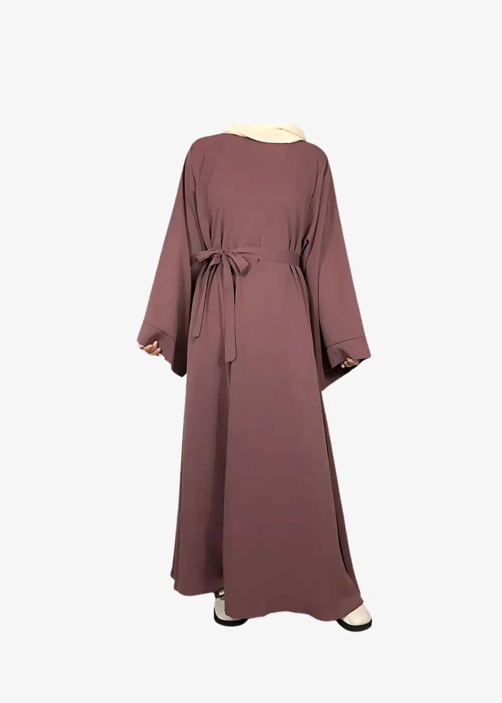 Robe Kimono Abaya Prune