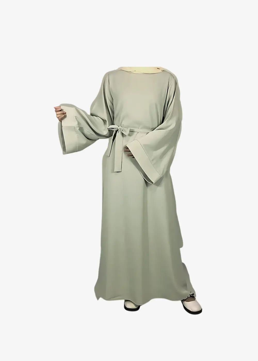 Robe Kimono Abaya Vert Clair