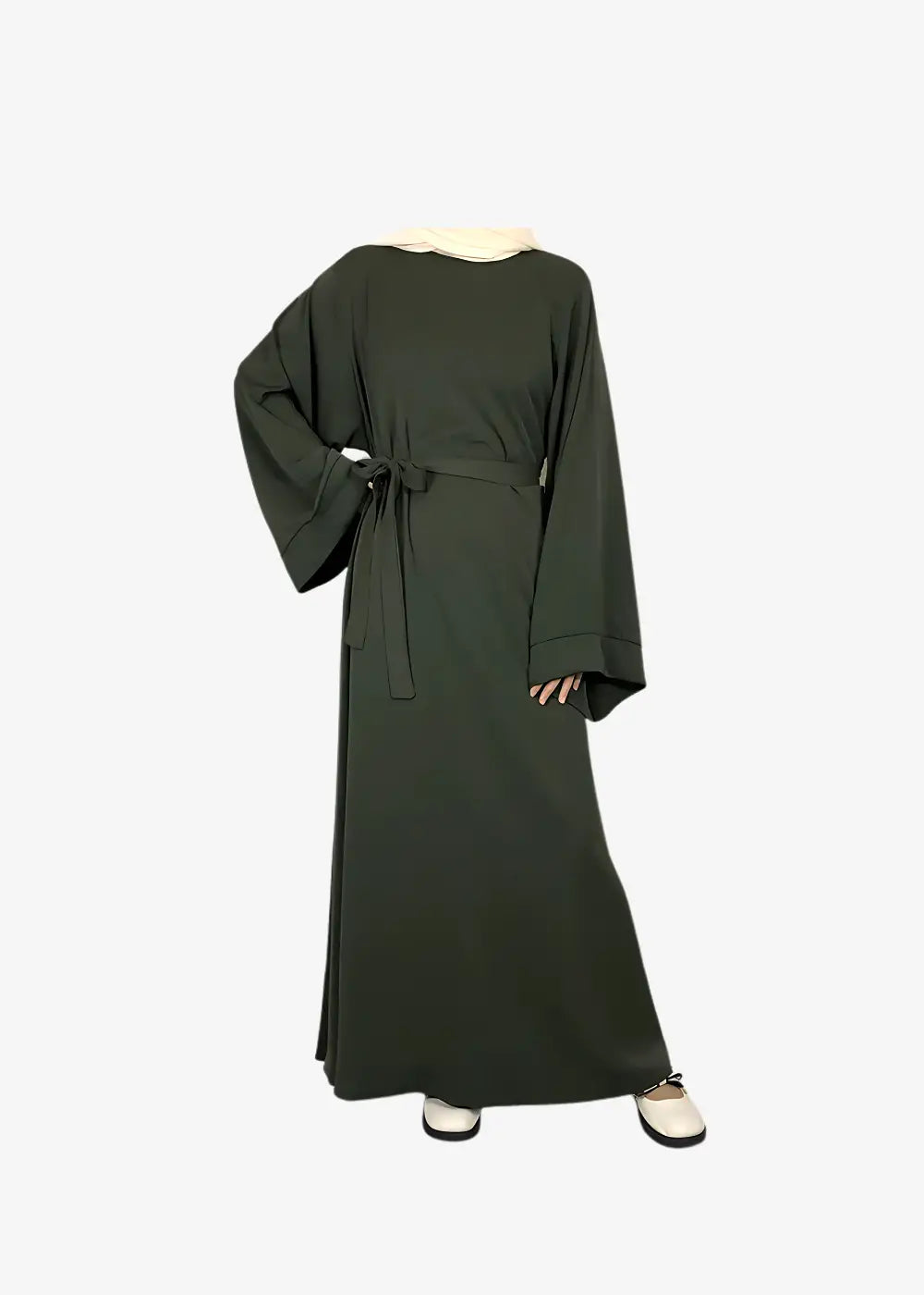 Robe Kimono Abaya Vert foncé