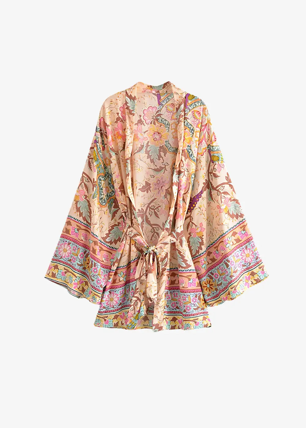 Robe Kimono Beige Boho
