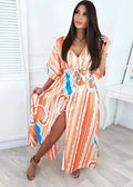 Robe Kimono en Rayonne Femme