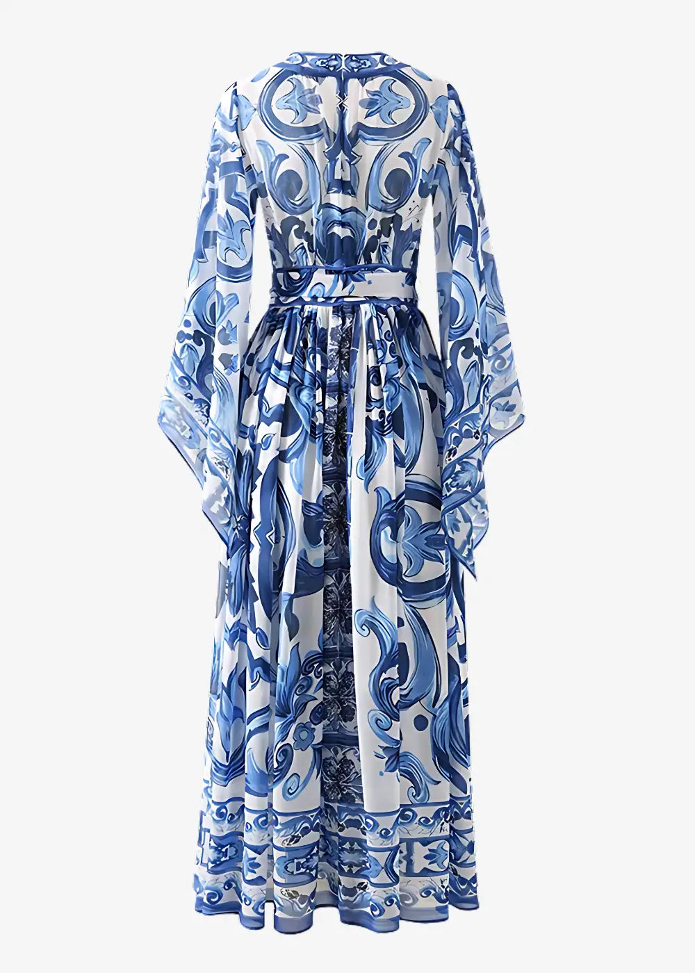 Robe Kimono Femme Bohème Bleue